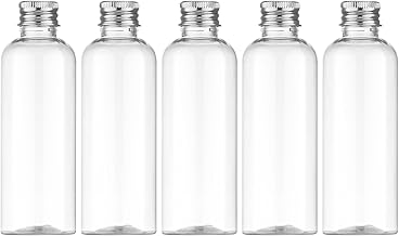 Tekson Travel Size Bottles 3.4 oz, Travel Mouthwash Bottle, Refillable Containers for Cosmetic with Silvery Screw Cap - Image 1