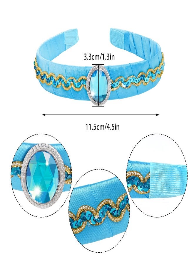 Jmkcoz Women Girls Princess Costume Headband Dress Up Headband for Halloween Cosplay Christmas Party Dress up Accessories - Image 2