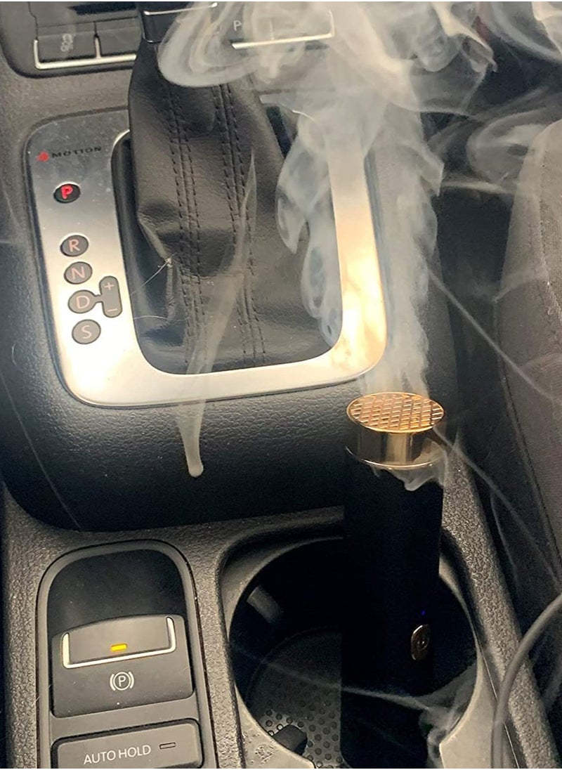 Bakhoor BoSidin Electronic Incense Burner, Mini Car Mounted Incense Diffuser, USB Charging Incense Holder  - Image 5