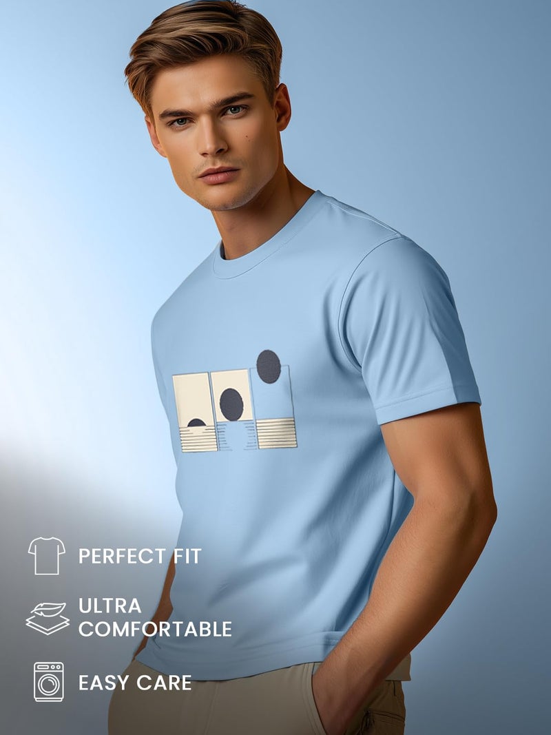 NOBERO Cotton Graphic Print T-Shirt for Men - Image 4