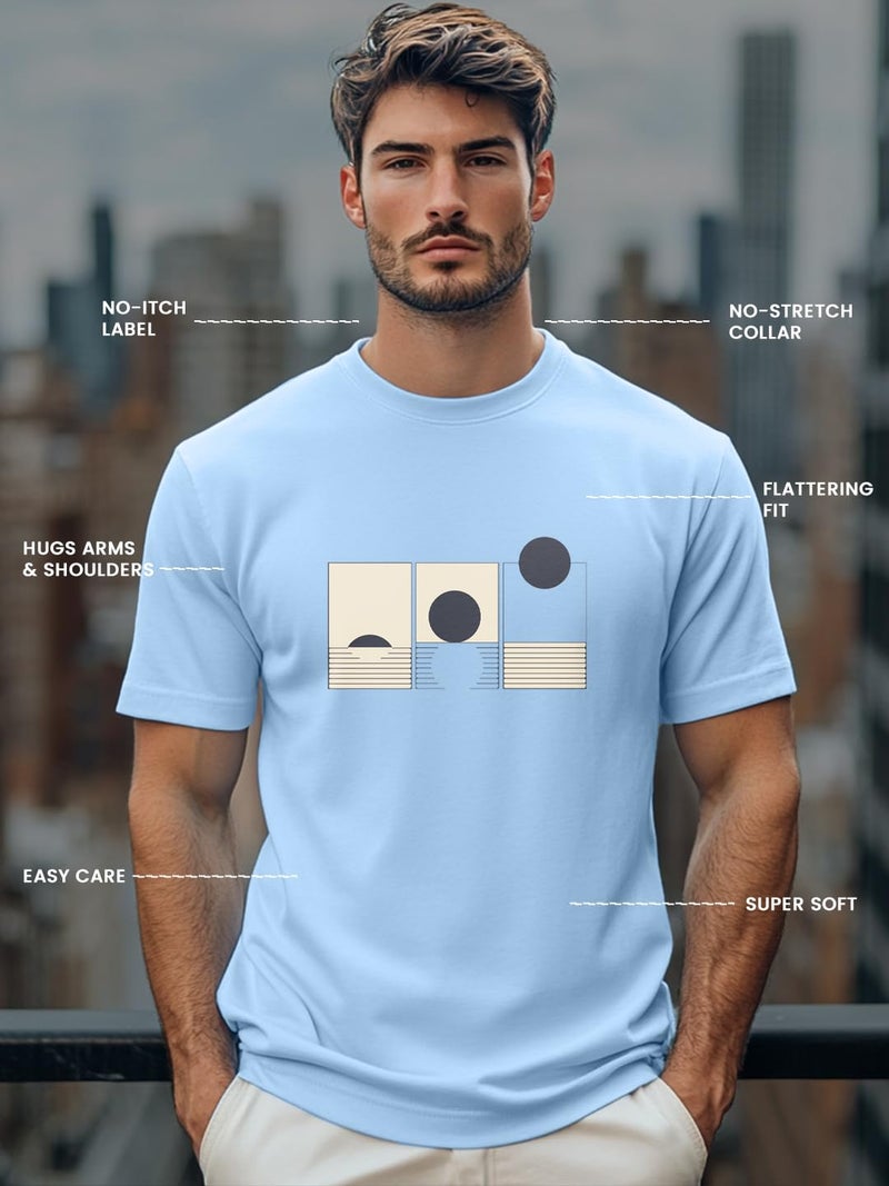 NOBERO Cotton Graphic Print T-Shirt for Men - Image 5