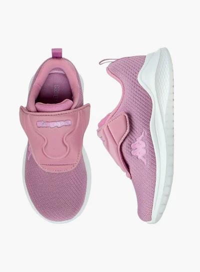 Kappa Girls' Textured Sports Shoes with Hook and Loop Closure