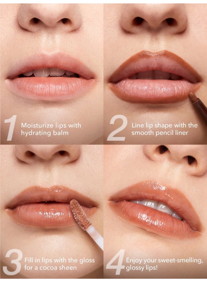 SHEGLAM Willy Wonka Cocoa Kiss Lip Duo-Hot Fudge - Image 2