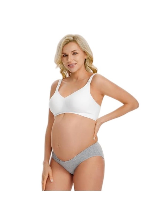 6-Pack Cotton Panpies, Maternity Pants, Women's Multicolor Pants Size M - Image 2