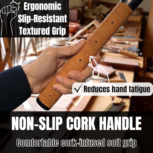 KAKURI Japanese Pull Saw 8.2" for Woodworking - Ryoba Double Edge Hand Saw for Rip & Crosscut - Non-Slip Cork Handle - Made in JAPAN - Image 5