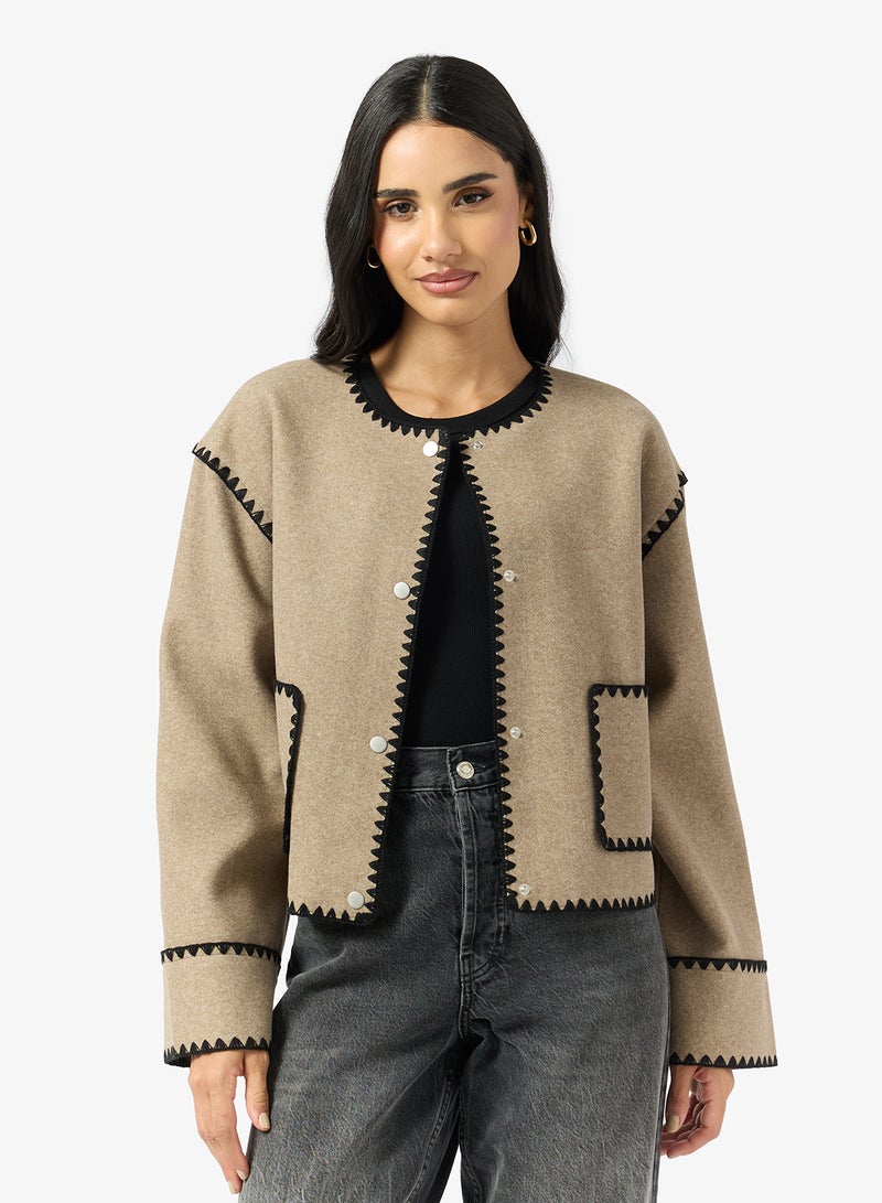 ONLY Essential Scallop Jacket - Image 1