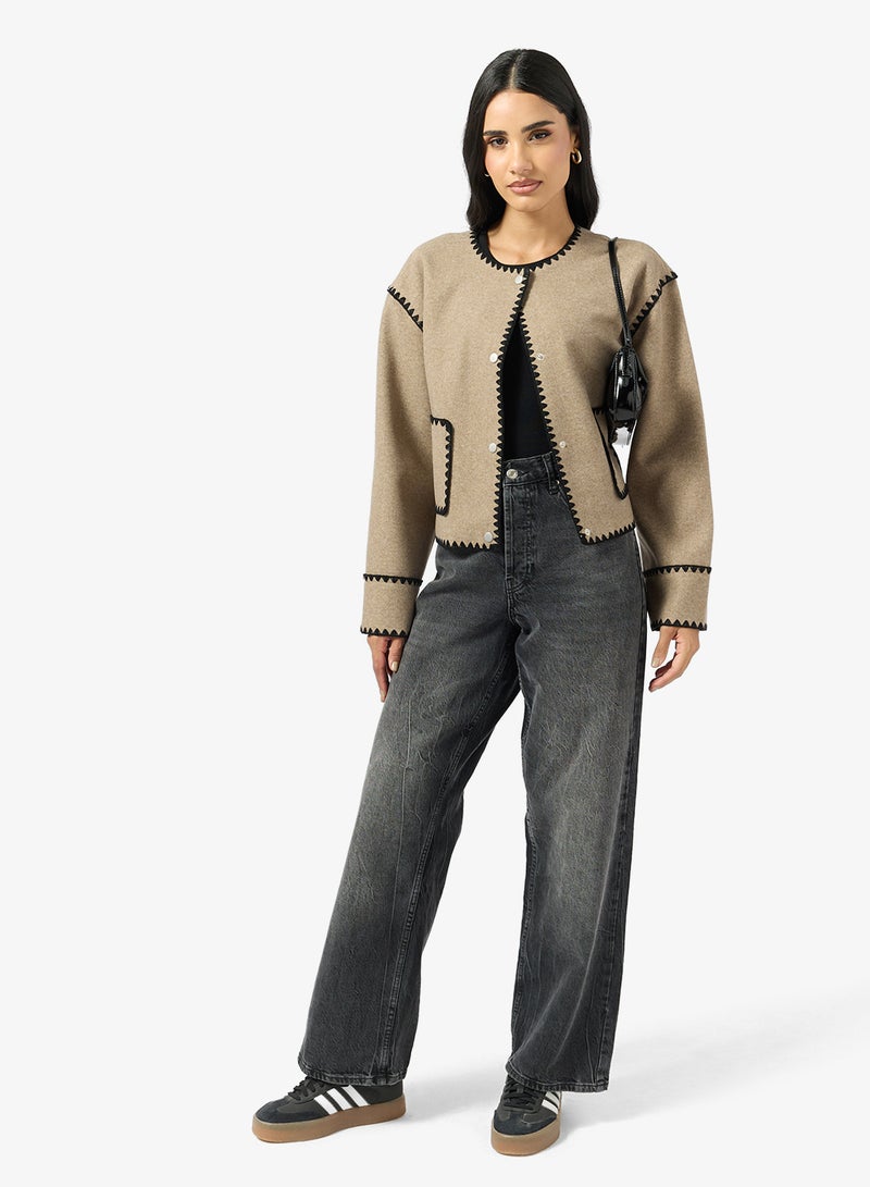 ONLY Essential Scallop Jacket - Image 4