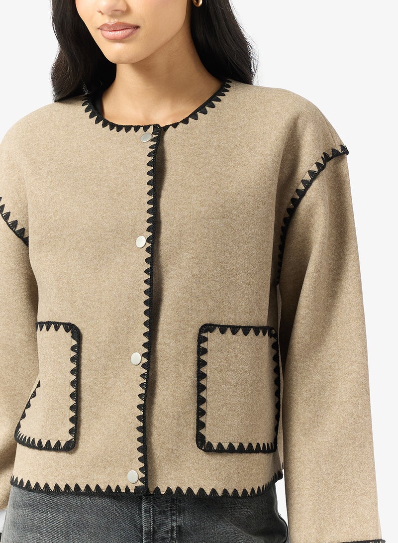 ONLY Essential Scallop Jacket - Image 3