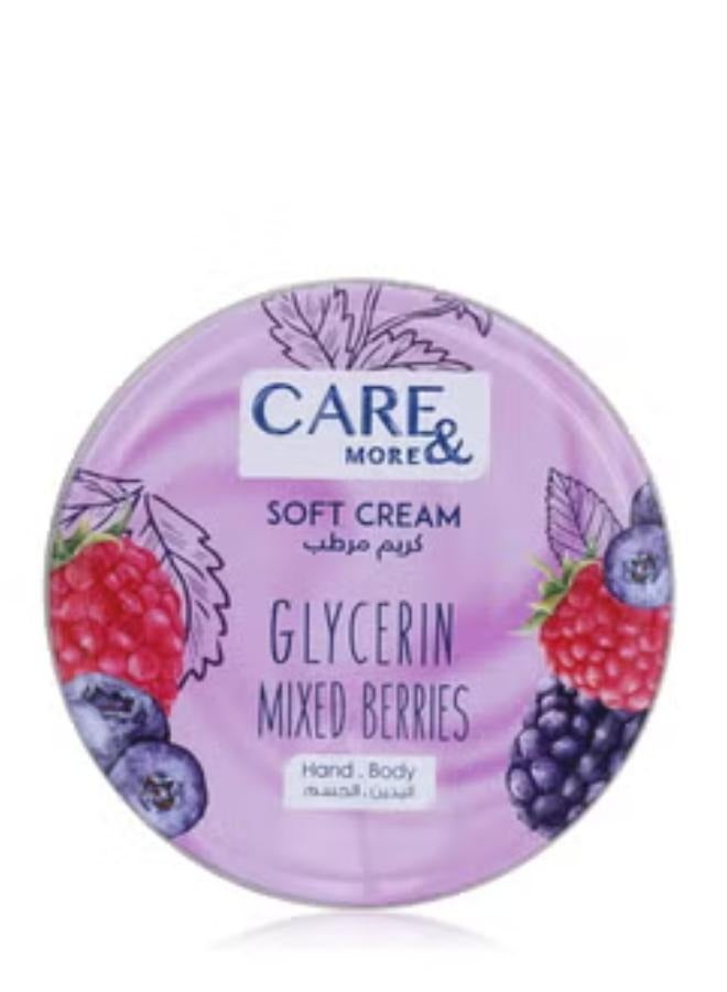 Care & More MIXED BERRIES SOFT CREAM 75ML - Image 1