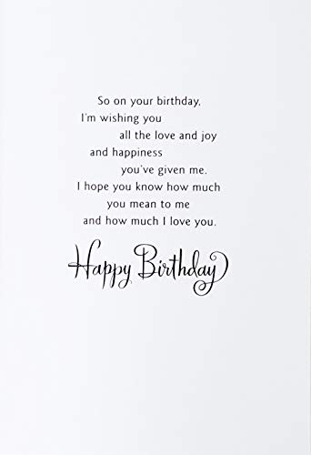 Greeting Card بطاقة تهنئة لأختي الرائعة عيد ميلاد سعيد مع فراشات وزهور بنفسجية - آمل أن تعرفي كم تعنين لي وكم أحبك - Image 2
