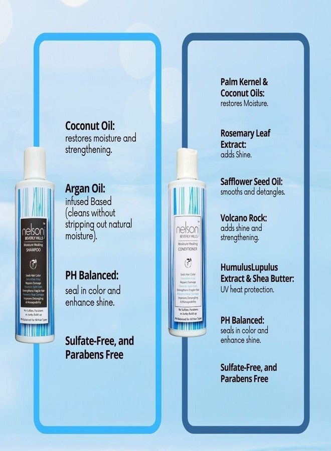 Nelson j Beverly Hills The Moisture Healing Shampoo - Twin Pack - Image 3