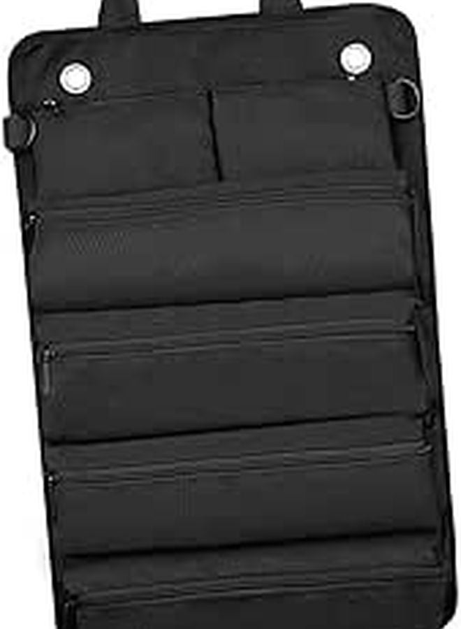 Large Portable Roll Tool Bag For Mechanics And Electricians With Multiple Compartments Oxford Material - Image 1