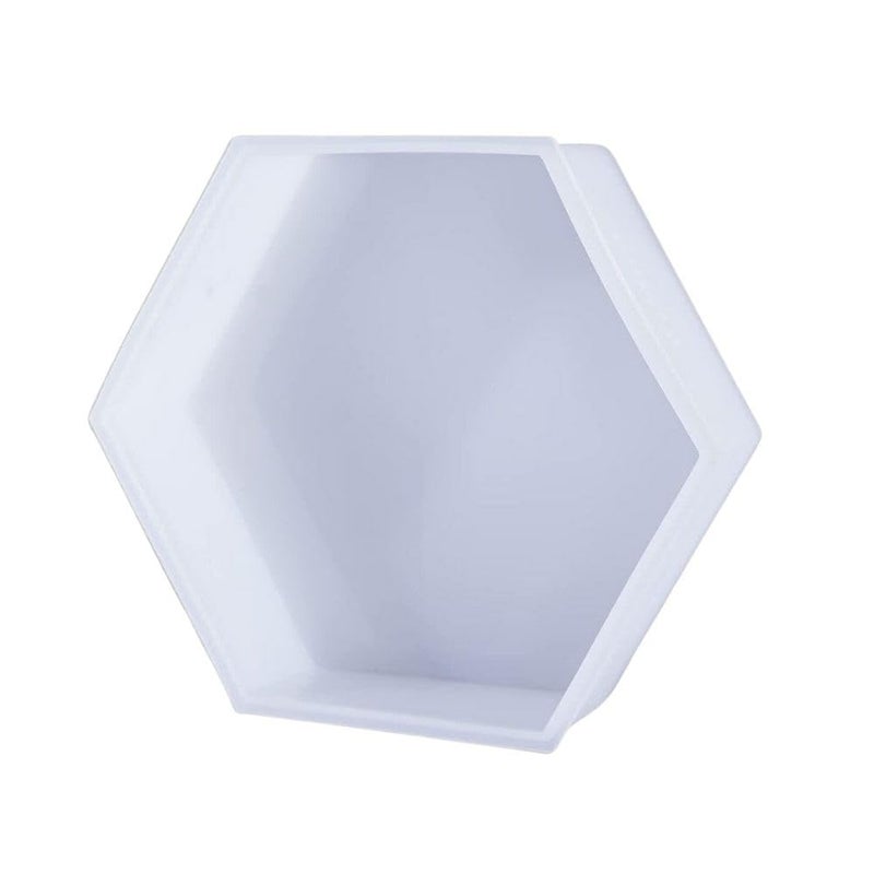 Snoogg SNOOGG Hexa deep Mold Pack of 1 Size 8 Inch Molds for Silicone Epoxy Resin Deep Hexagon Casting Mold for Flower Preservation Bookends DIY Art  - Image 1