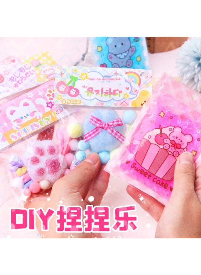 WEST Xixia Children's Toy, Claw Squeeze Toy, Diy Handmade Material Kit, Creative Silicone Non-toxic Birthday Gift For Girls - Image 5