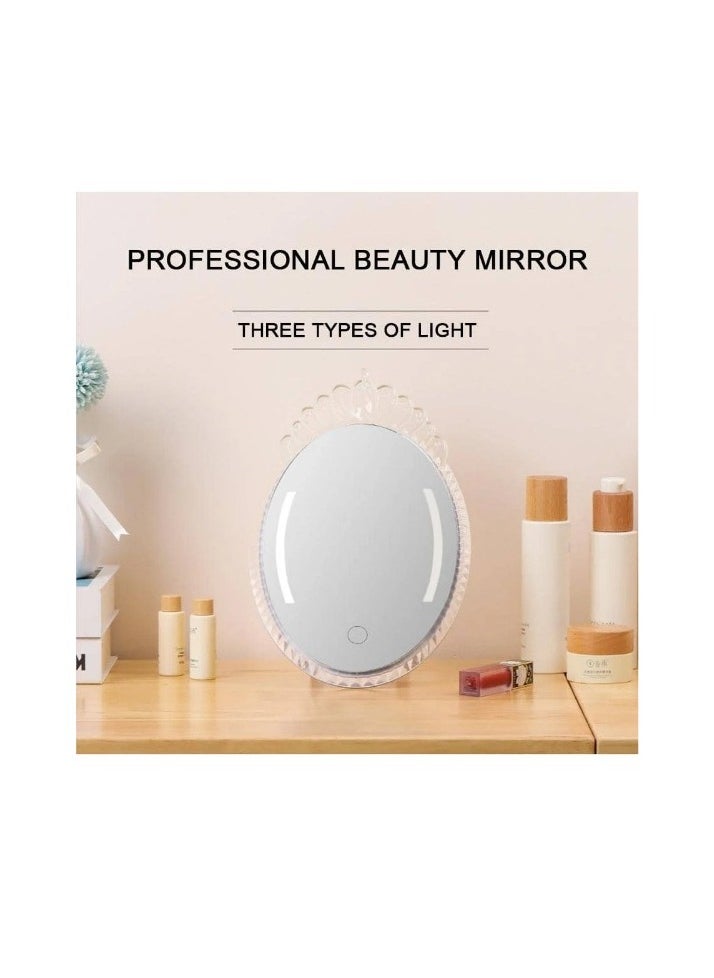 Generic - Rechargeable makeup Led mirror ABS+GLASS (30 x 20) cm - Image 1