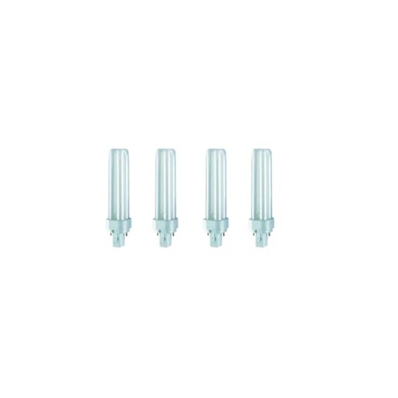 Osram- Osram Dulux D Home Decorative Durable Fluorescent Lamp G24D-2 18W 840 4000K 1200Lm 2 Pin Pack Of 4, Luminous Flux - Cool White - Image 5