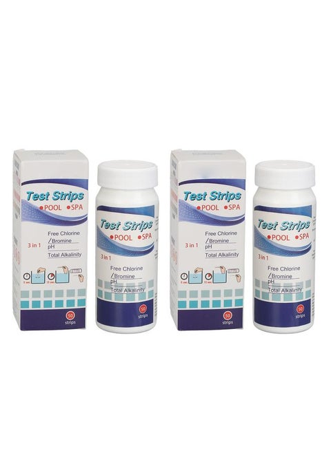100pcs PH Extensive Test Paper Accurate Result PH Testing Strip with 2pcs Storage Bottles