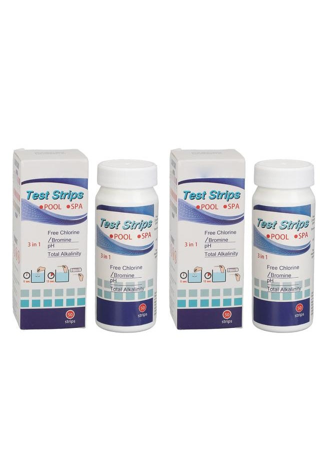Thoraya 100pcs PH Extensive Test Paper Accurate Result PH Testing Strip with 2pcs Storage Bottles  - Image 1