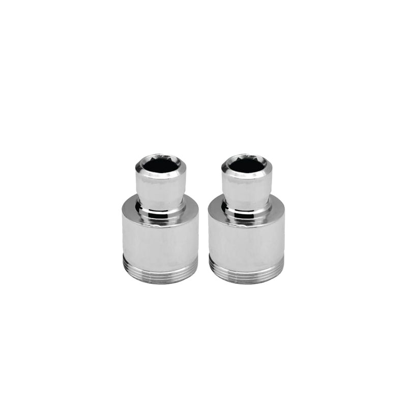 Aitchcy Brass Washing Machine Tap Nipple Adapter Connector Bib Tap to Nozzle Tap Converter Nozzle Adapter for connecting Inlet pipe of Washing Machine to Tap Pack of 2 - Image 1