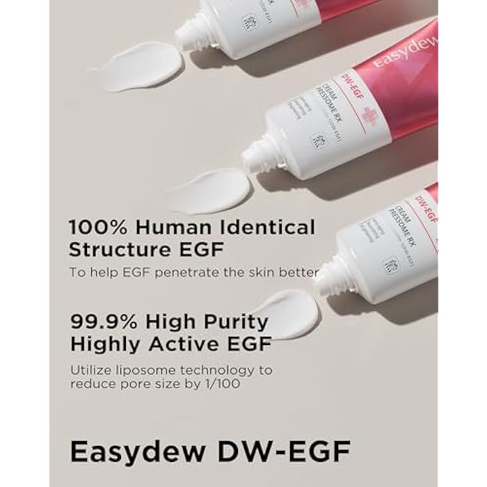 Easydew DW-EGF Pressome Cream(50ml).Anti-Aging Moisturizer with DW-EGF, Hyaluronic acid, Collagen, Elastin, ceramide, K beauty, Korea skincare - Image 5