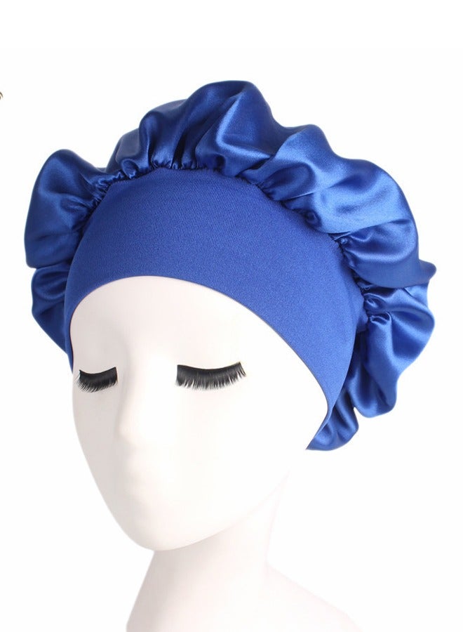 GUSGU 8 Pack Satin Bonnet Silk Hair Bonnet for Sleeping, Hair Sleep Bonnets for Women, Large Wide Soft Band Sleep Cap for Curly Hair Braids - Image 5