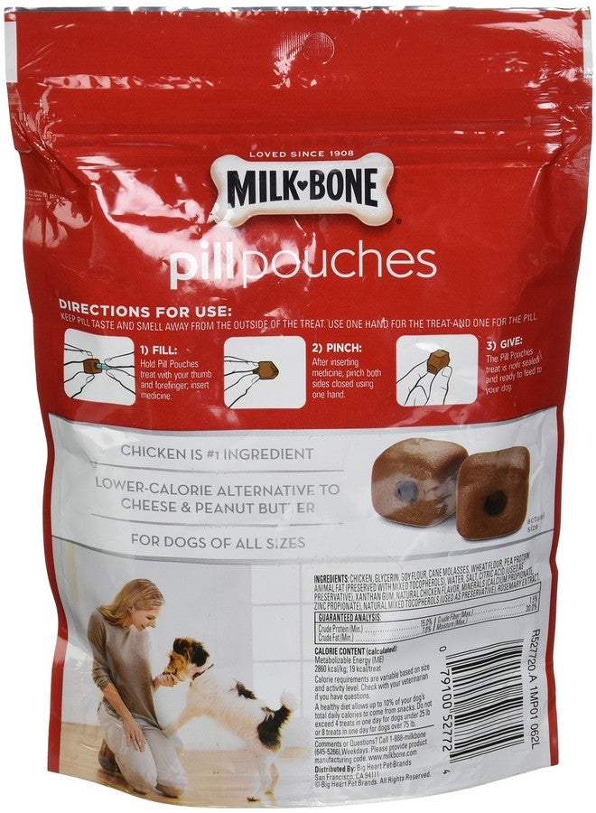 MILK-BONE Milk Bone Pill Pouches With Real Chicken (Aprox. 25 pill pouches per bag)  - Image 2