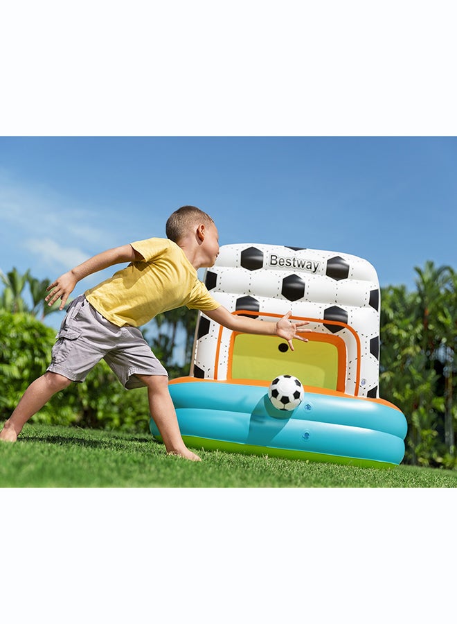 Bestway, 47" x 42" x 33"/ Kick 'N Swish 3-in-1 Multi-Use Ball Pit Inflatable Outdoor Water Play Toy for Kids and Families, Durable Premium Quality Material, Easy Inflate and Deflate Design, Pool Beach Garden Summer Fun Activity, 1.20mx1.07mx84cm - Image 4