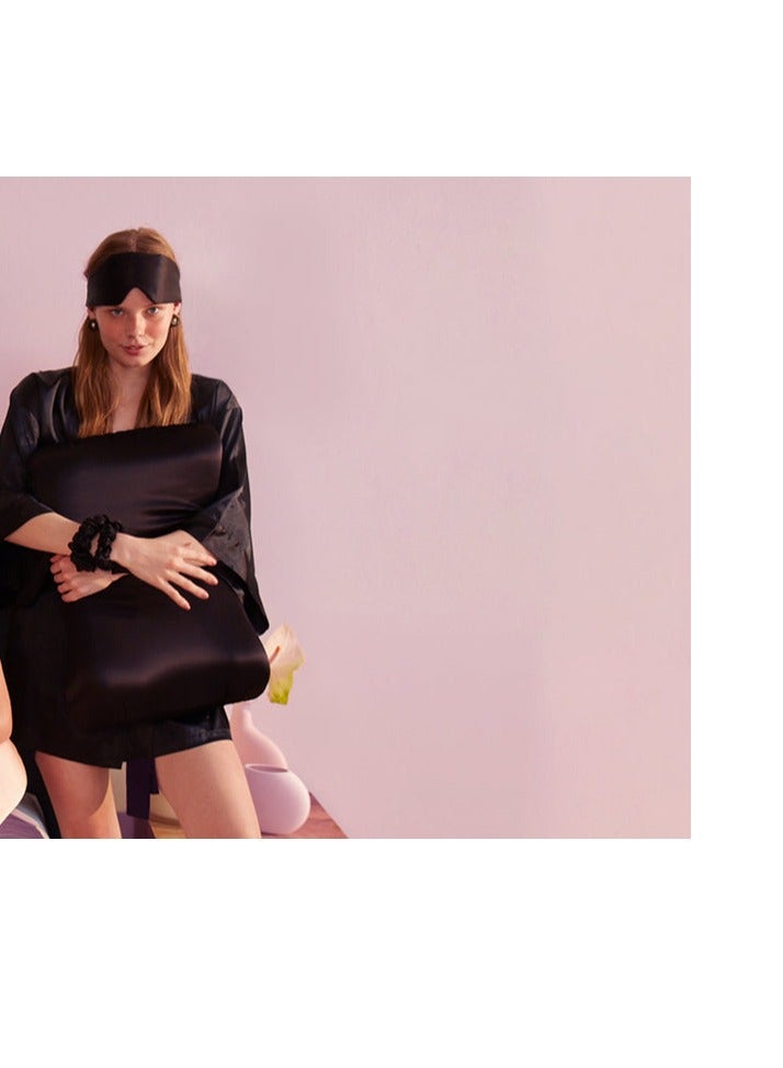 Beauty Pillow Silk Pillowcase Black Diamond – Premium Softness & Anti-Aging Benefits - Image 3