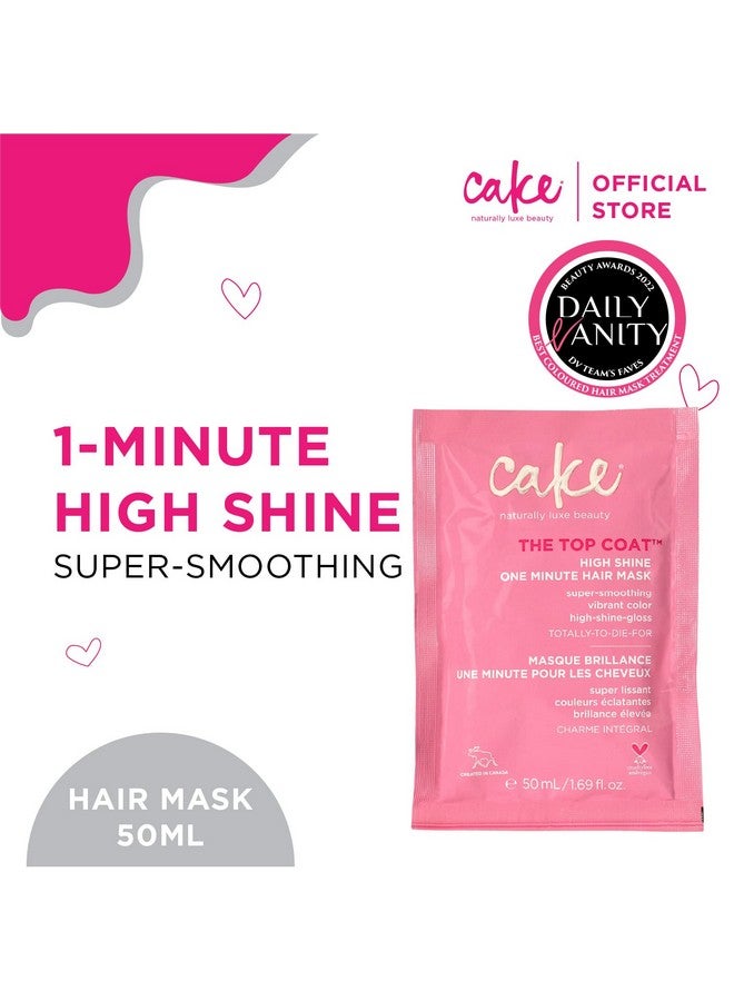 Cake Beauty The Top Coat One Minute High Shine Hair Mask, 1.69 Ounce - Image 2