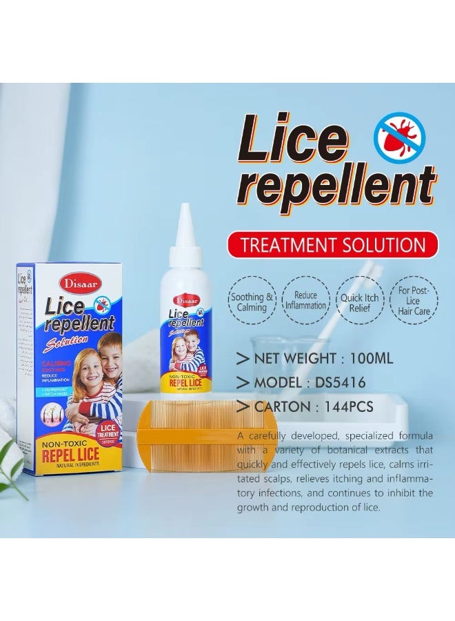 ديسار محلول طارد للقمل بالنعناع وإكليل الجبل 100 مل - Image 2