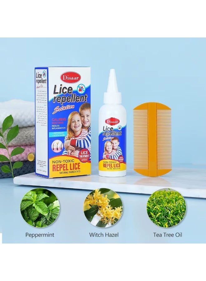 ديسار محلول طارد للقمل بالنعناع وإكليل الجبل 100 مل - Image 4