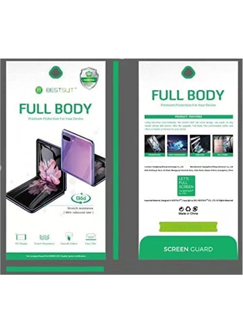 BESTSUIT BESTSUIT  For (Samsung Galaxy Z Filp 4) Screen Protector HD Clear Anti-Scratch Bubble - Transparent  - Image 3