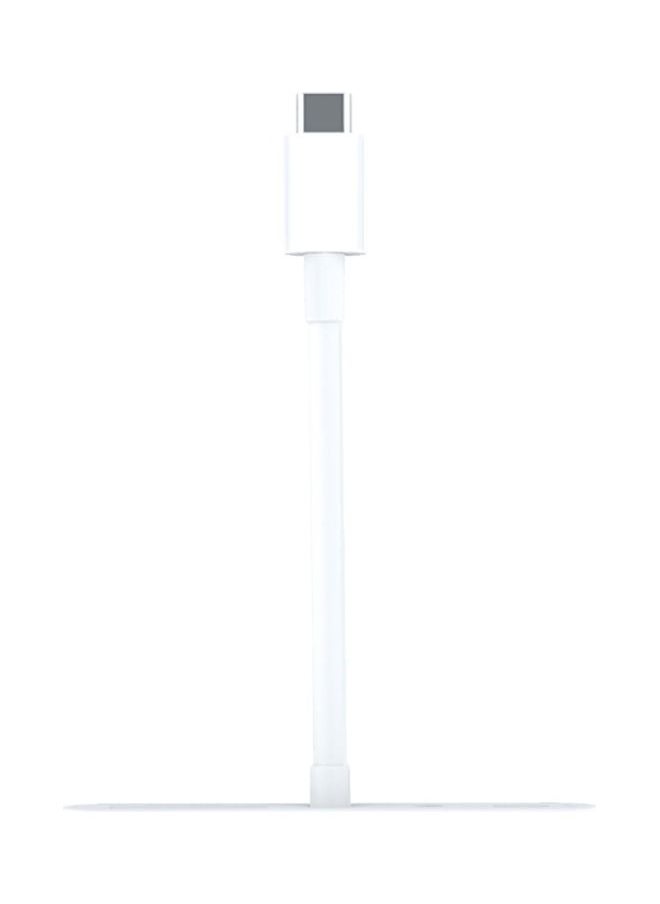 نيبمينينت - موزع محول Type C 5 في 1 بمنفذ شحن سريع 4K HDMI وVGA و3.5 مم ومنفذ USB 3.0 وC PD للشحن السريع. أبيض - Image 1