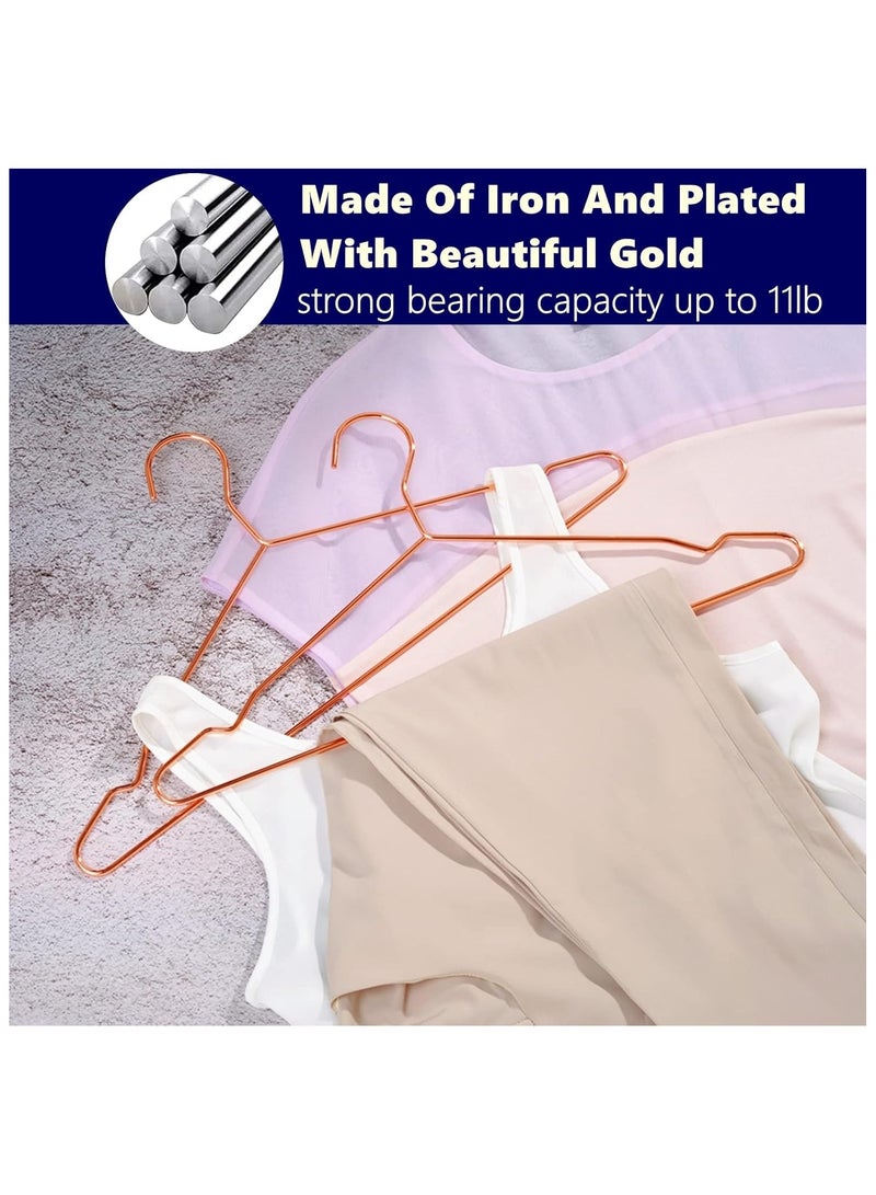 ZAYVA 20-Piece Rose Gold Cloth Hanger Set – 40cm Elegant Design for Dresses & Delicate Fabrics  - Image 5