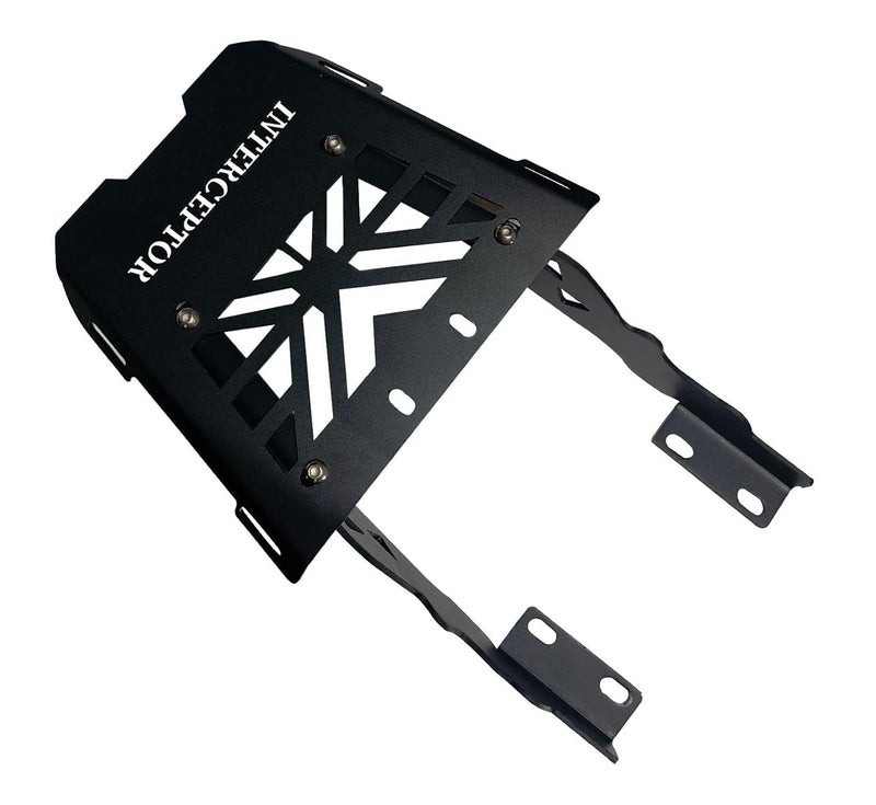 Milachin Luggage Rack/Back Rest Top Box Base Plate Back Carrier Black Compatible with Interceptor 650. - Image 1