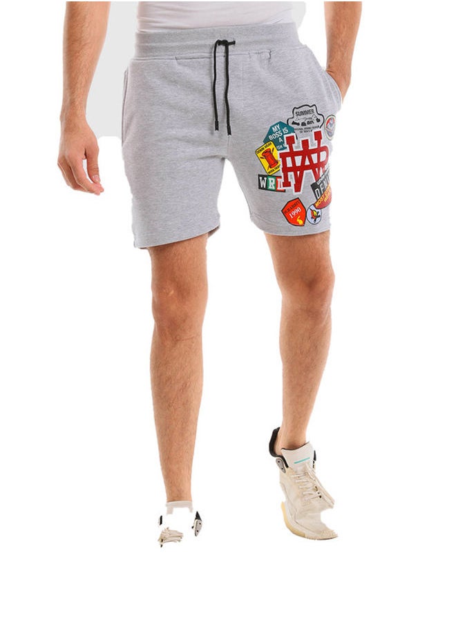 WHITE RABBIT White Rabbit Front Patch Slip On Cotton Short  - Image 1