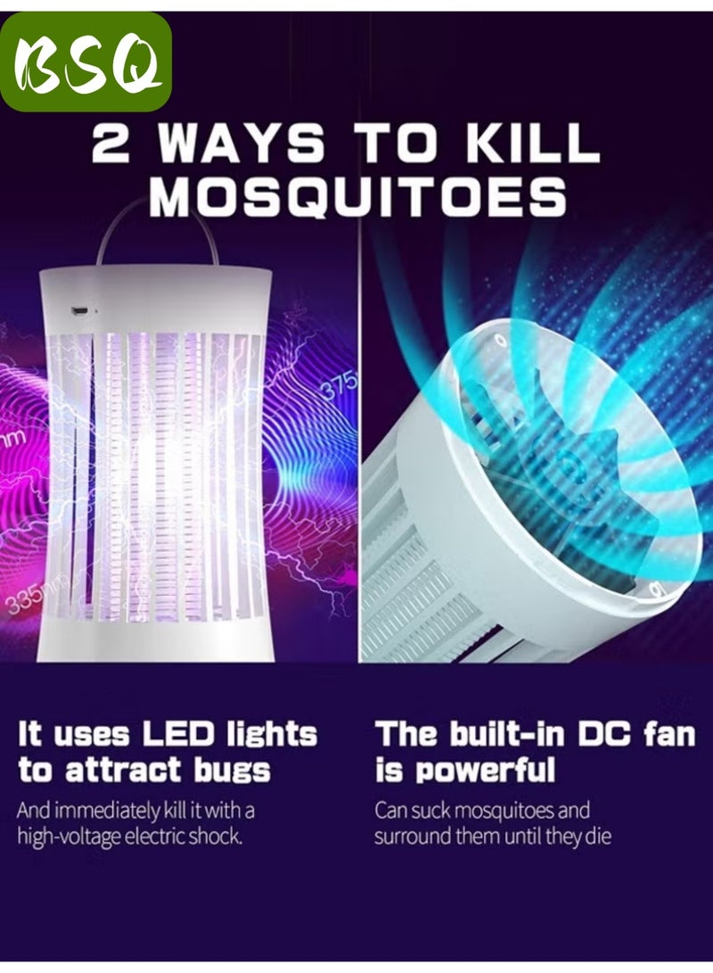 BSQ Electric Mosquito Killer Lamp | Flying Insect Trap Lamp | Insect Killer Lamp | Portable USB Electronic Rechargeable Mosquito Killer Lamp - Image 5