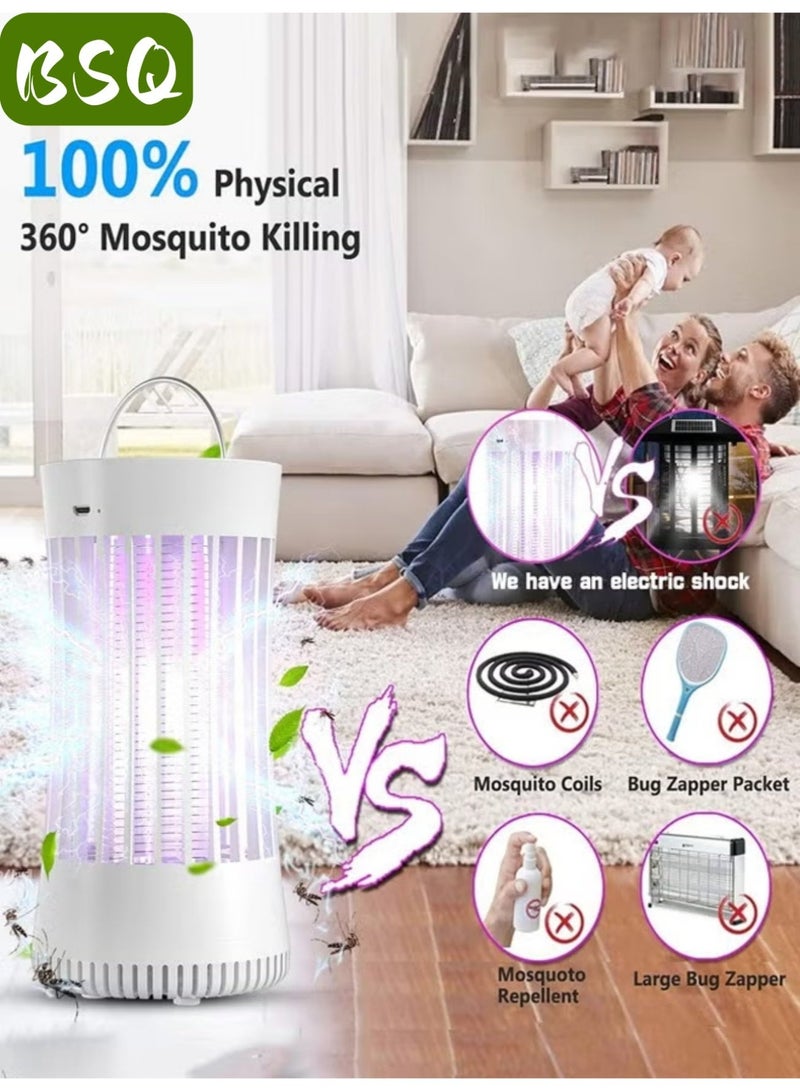 BSQ Electric Mosquito Killer Lamp | Flying Insect Trap Lamp | Insect Killer Lamp | Portable USB Electronic Rechargeable Mosquito Killer Lamp - Image 5