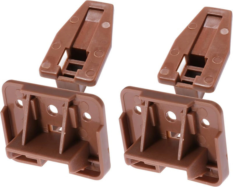 Seweder 10PCS Drawer Slide Track Guide Glide for Center Mount Drawer for Dressers and for Nightstand for Kenlin for Rite-Trak 1 Drawer Systems (Please Check The Size Before Purchasing) - Image 4