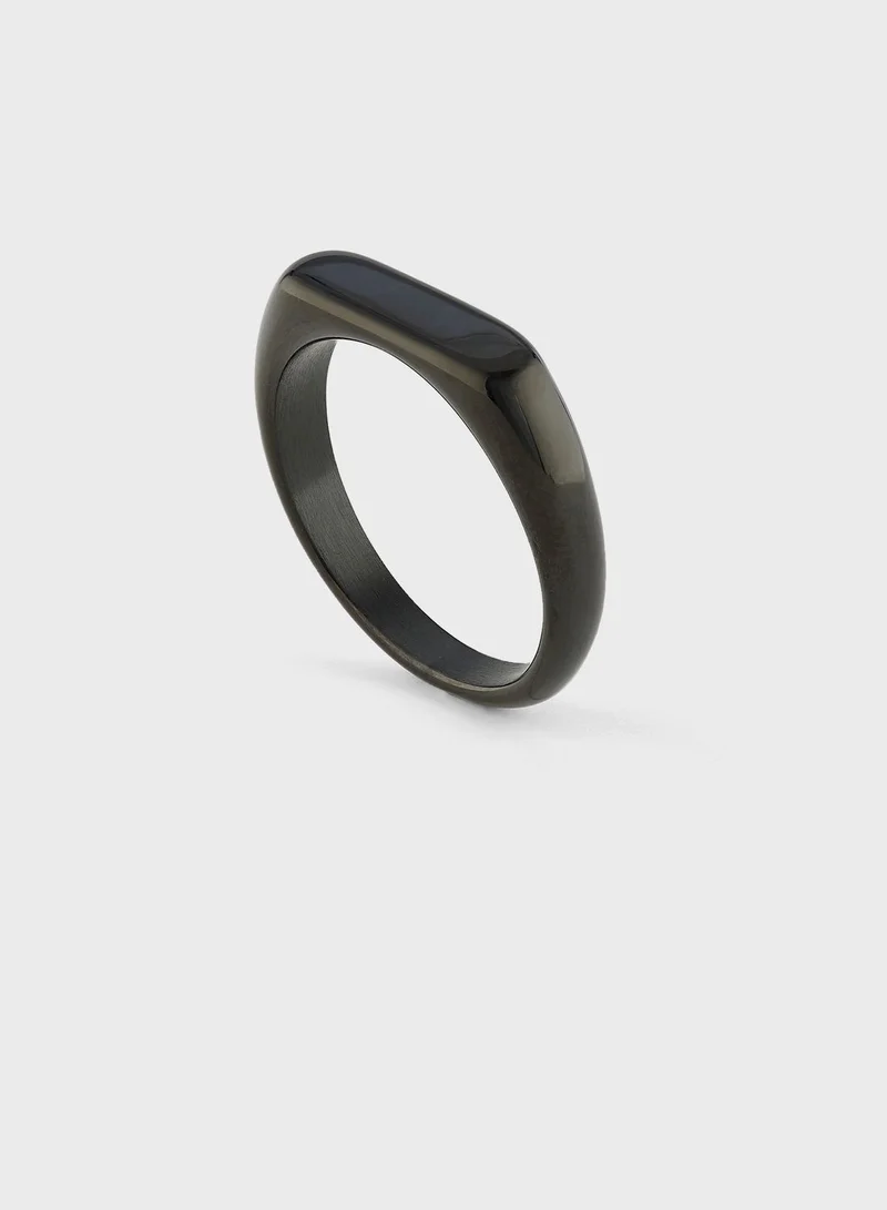 Seventy Five Titanium Steel Ring