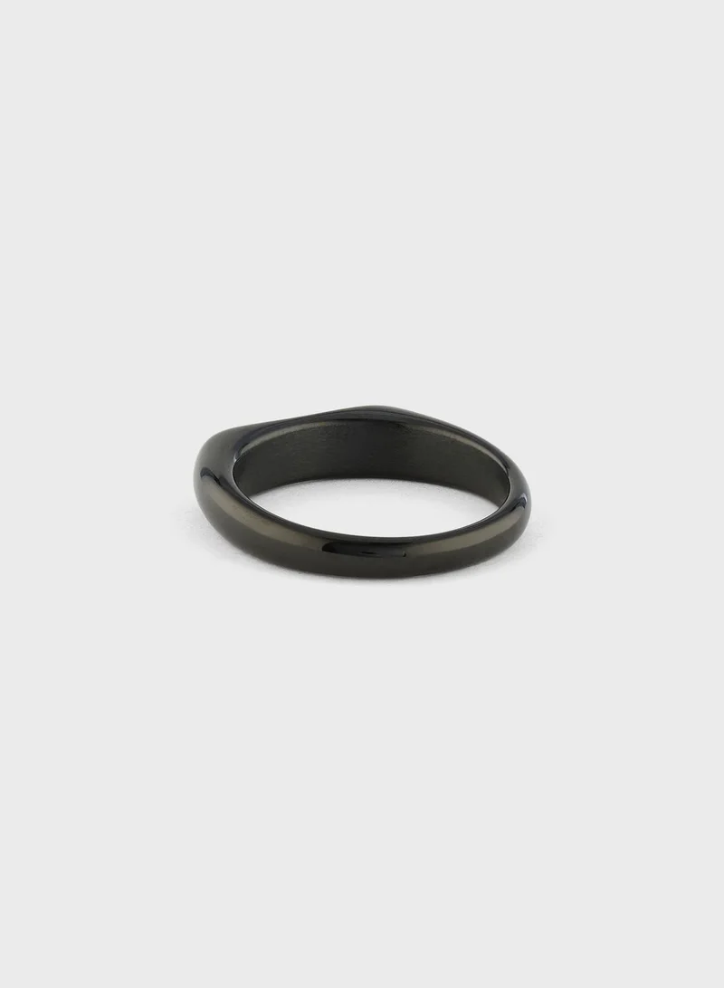 Seventy Five Titanium Steel Ring