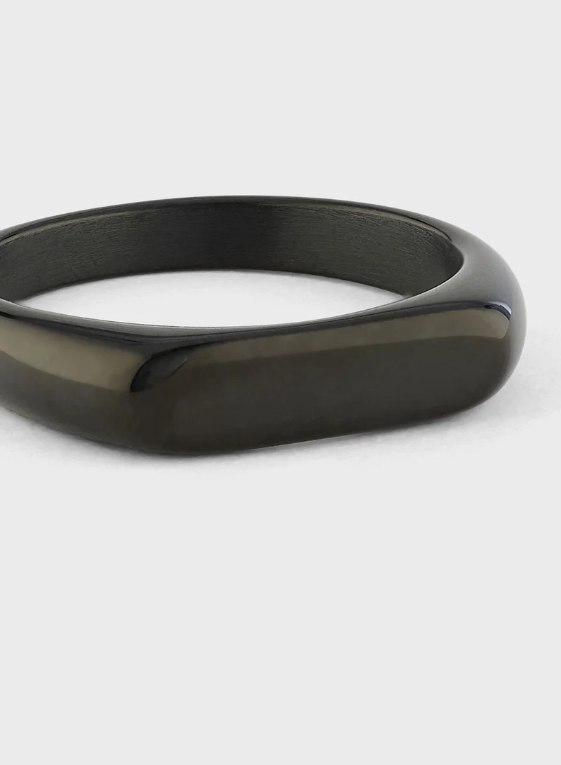 Seventy Five Titanium Steel Ring