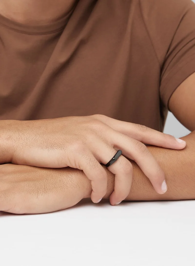 Seventy Five Titanium Steel Ring