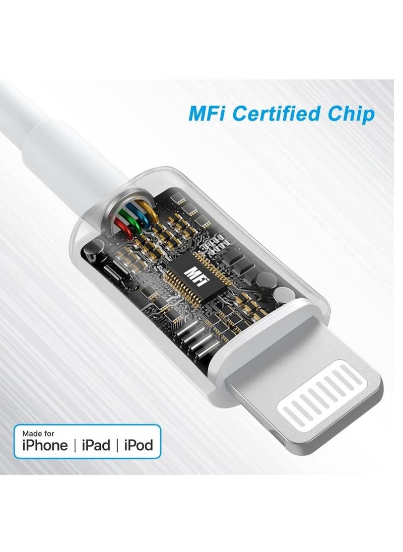 Generic - Certified 20W USB C Fast Charger Plug Cable for iPhone 13 12 Pro Max/Mini/11/XS/XR/X/8 Plus/iPad - Image 1