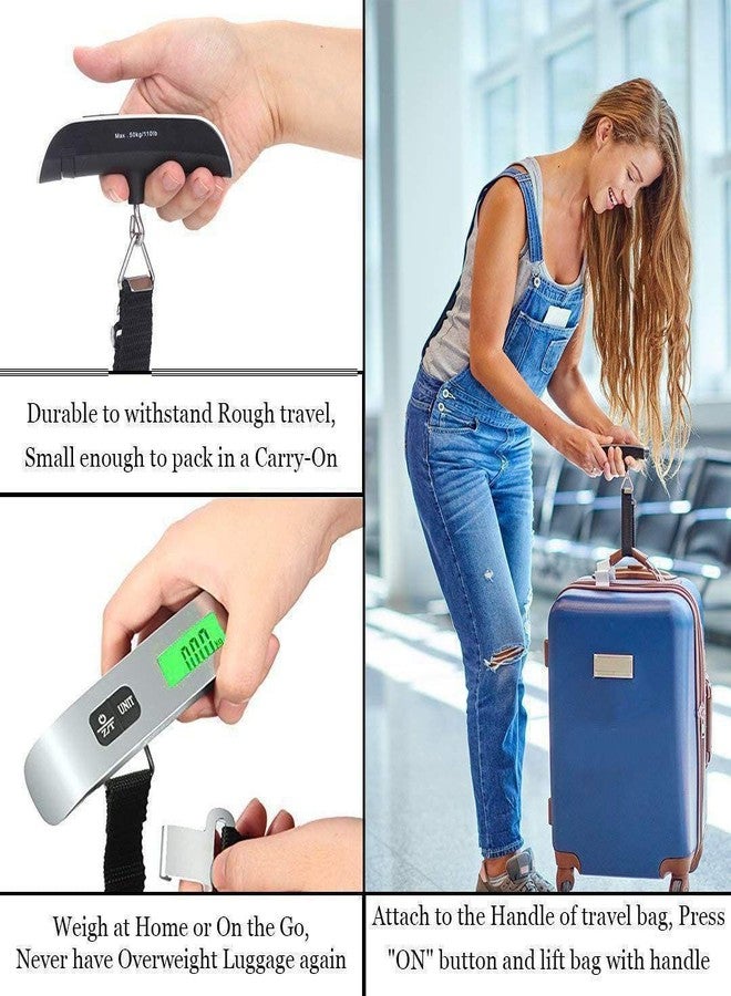 Suvaniq Digital Luggage Weighing Scale 50kg | Portable Hanging Electronic Weight Scale with LCD Display for Travel Bags Suitcase and Parcel - Image 5