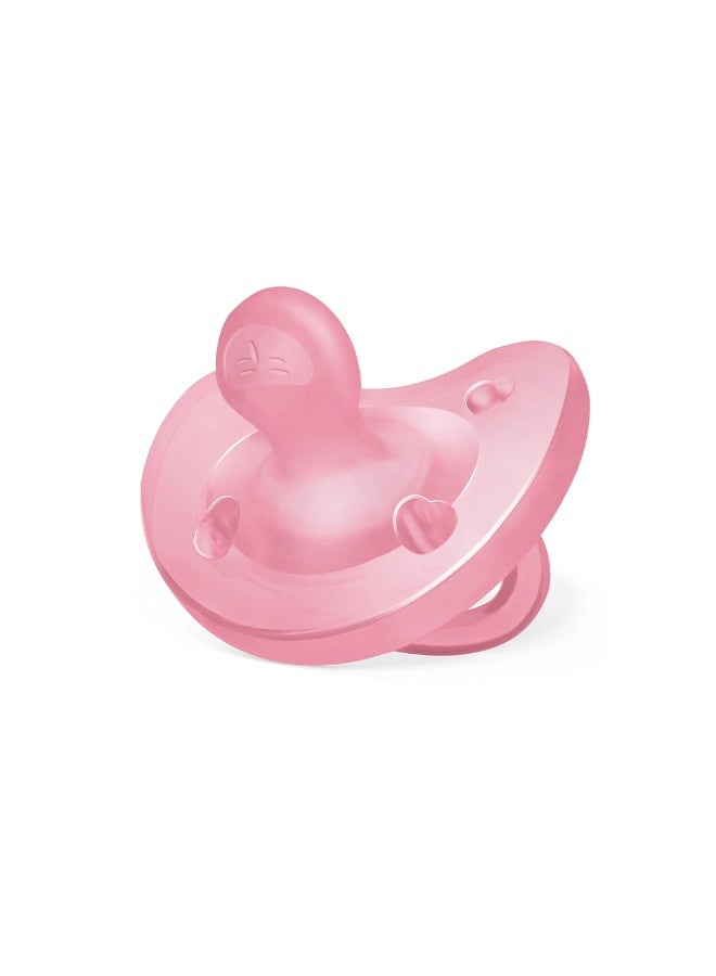 Chicco PhysioForma Soft Silicone Pacifier 6-16m Pink - Image 4