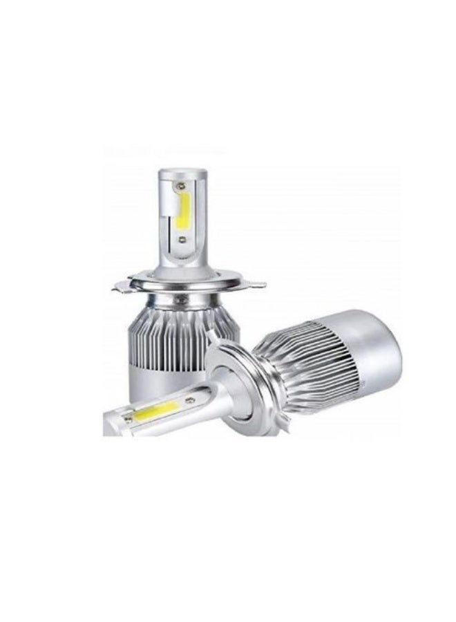 طقم تحويل مصابيح أمامية LED H4 - إضاءة عالية/منخفضة 6000 كلفن - Image 1