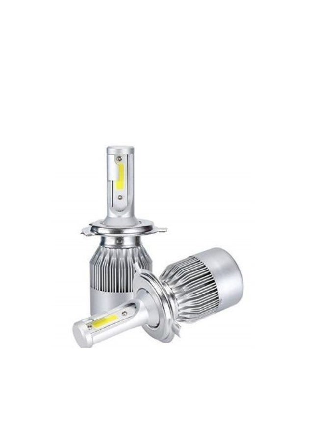 طقم تحويل مصابيح أمامية LED H4 - إضاءة عالية/منخفضة 6000 كلفن - Image 4