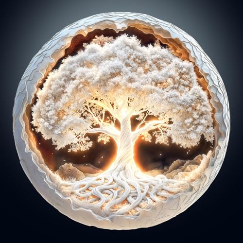 Artipuz Wooden Puzzles for Adults Glowing Tree of Life Wooden Puzzle 3D Visual Wood Jigsaw Puzzle for Adults Wood Puzzles Adult Gifts for Family Wall Art Home Decor 200pcs 114 114in M - Image 1
