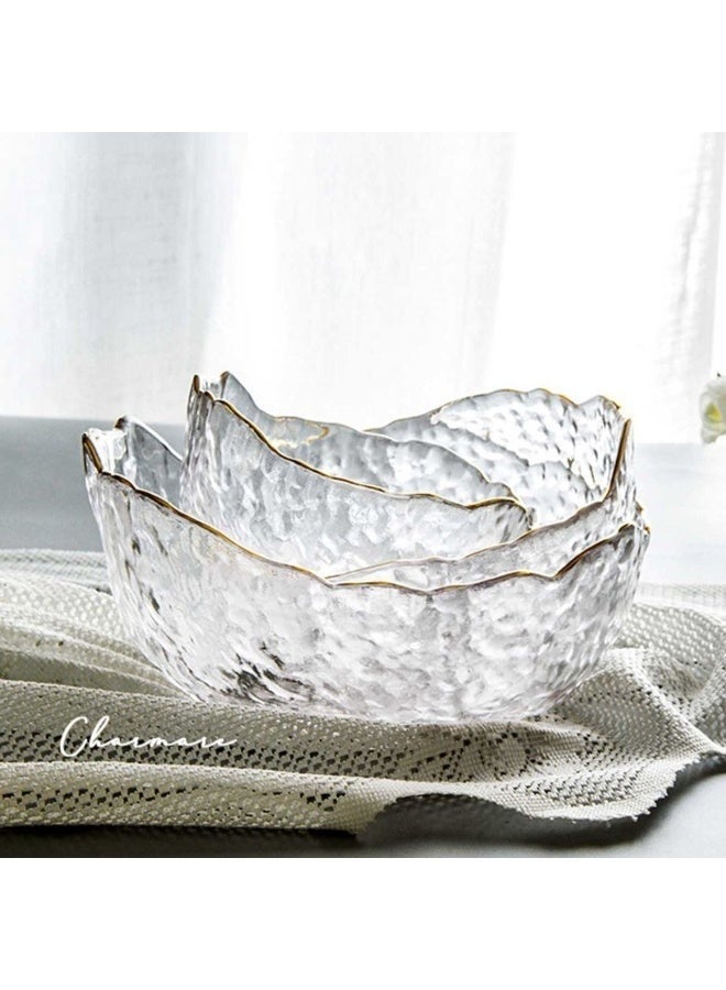Modern Glass Khoshaf Set – 3-Piece Bowl Set in Different Sizes - Image 2